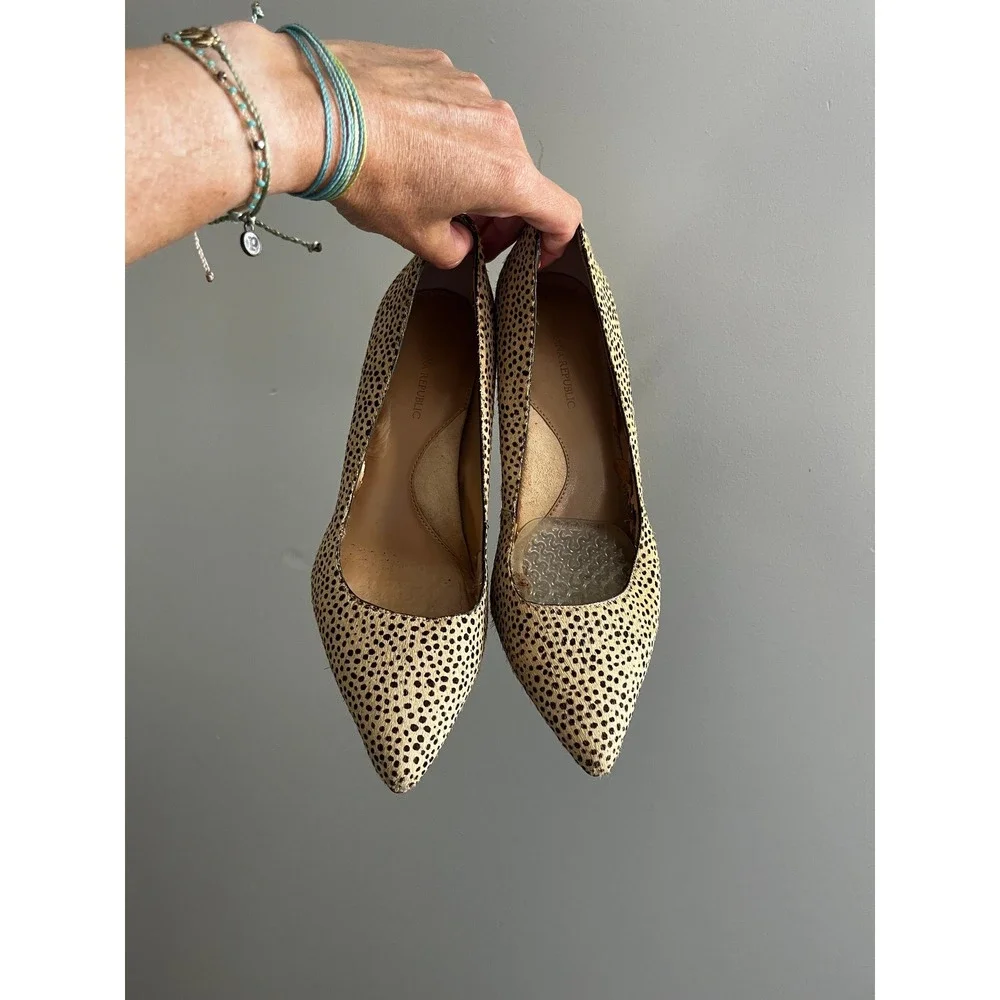 Banana Republic Pointed Toe Stiletto Pumps 6 Madison 12 Hour Office Chic Heels